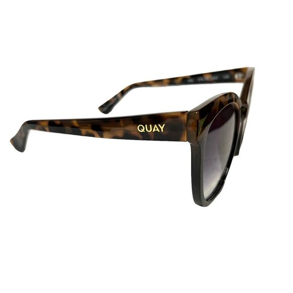 Quay Australia It\'s My Way Oversized Cat Eye Sunglasses Tortoise Black Fade main image 8